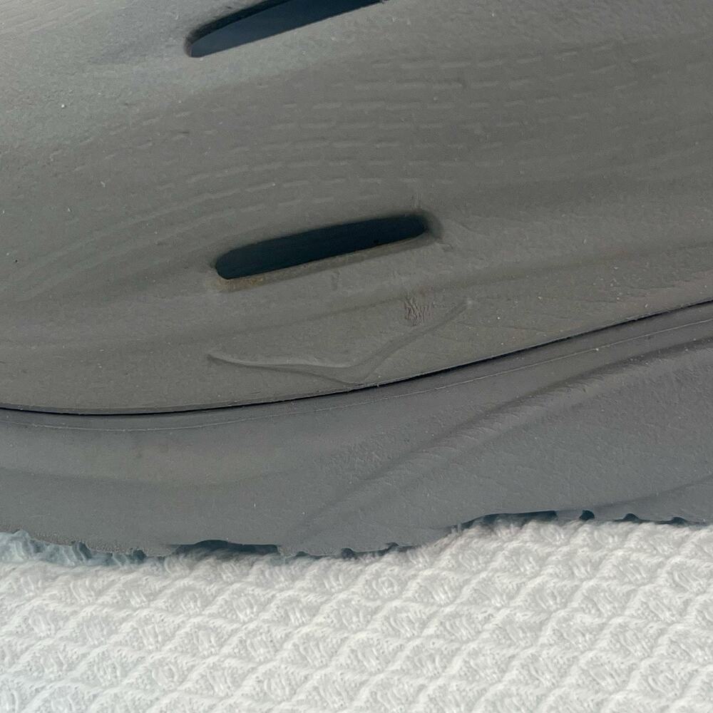 Hoka Ora Recovery Slide 3 Gray Sandals Unisex Size W8 M6 Comfort Slides - Picture 8 of 10